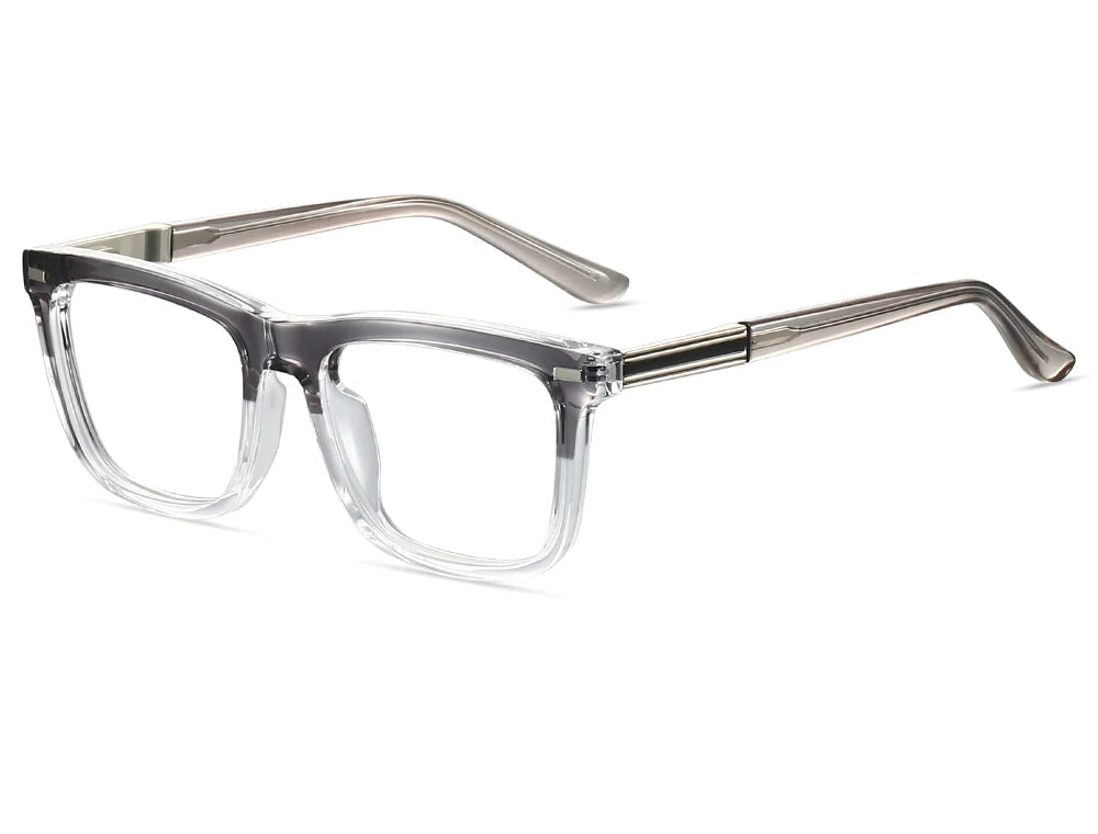 Graphite Grey computer glasses with Clear Lens Surrounds