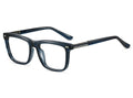 Navy Blue computer glasses with Silver Accents